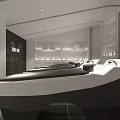Modern Beauty Hair Salon Interior With Styling Stations And Comfortable Seating