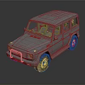 Silver Off Road SUV With Boxy Design Roof Rails Front Grille And Alloy Wheels
