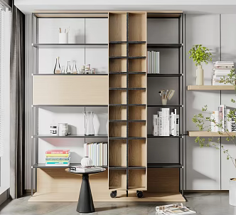 Modern Storage Rack 3d model