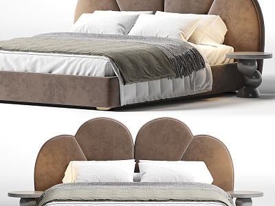 Fashion double bed model