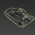 Modern Tanks 3d model