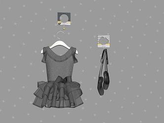 Modern Dress 3d model