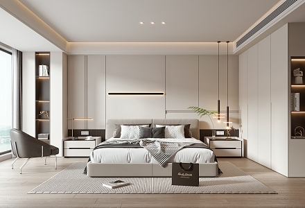 Modern Bedroom 3d model