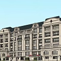 Luxury Residential Building Exterior With Elegant Design Landscaped Gardens Water Features And Evening Lights