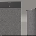 Public Trash Cans With Modern Designs Various Textures And Metal Finishes