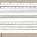 European plaster line 3d model