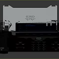 Modern Digital IP Phone Featuring Setup Interface LCD Screen Keypad And Handset