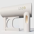 Modern Storefront Design With Minimalist White Facade And Prominent LOGO
