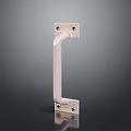 Durable Metal Hardware Tool Bracket with Mounting Holes and Sturdy Design