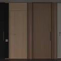 Hinged Doors in Various Colors Wooden and Minimalist Design for Modern Home Interior