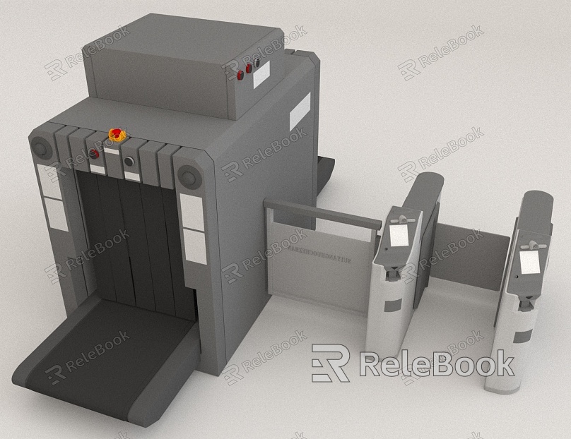 Security check card airport station railway station valve model