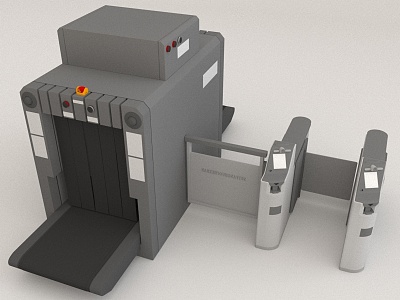 Security check card airport station railway station valve model