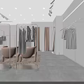 STAR FASHION Retail Store With Window Display Mannequins And Modern Interior