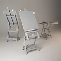 easel 3d model