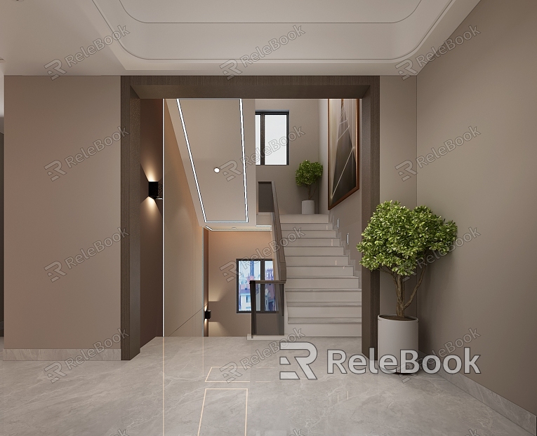 Villa Stairs model