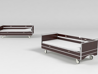 modern hospital bed medical hospital bed 3d model