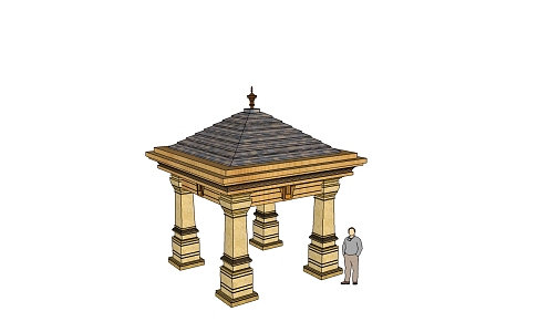 Modern Pavilion 3d model