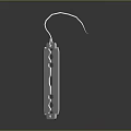Essential Stainless Steel Razor Blade With Perforated Grid Design For Daily Use