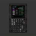 Modern Calculator Boeing Flight Management Computer Science Fiction Computer Science Fiction Computer 3d model