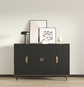 Modern Middle Ancient Entrance Cabinet 3d model