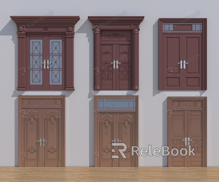 European style double door model