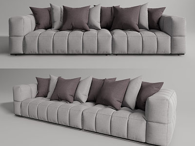 Modern double sofa model