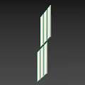 Elegant Modern Wall Lamp With Sleek Linear Design And Brushed Gold Metal Finish