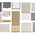 Various Styles Window Blinds With Different Colors And Modern Designs For Home Decoration