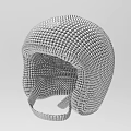 Modern Mesh Structured Helmet With Intricate Design For Daily Household Use
