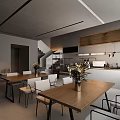 Coffee Shop Coffee Shop Cafe Tea Restaurant Milk Tea Shop 3d model