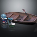 Modern Boat Small Boat Fishing Boat Speedboat 3d model