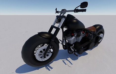 Harley Moto 3d model