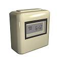 Beige Square Shaped Industrial Equipment With Digital Display And Parameter Readings