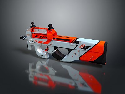 Modern Sci-Fi Gun Sci-Firearms Sci-Fi Game Gun Games Firearms Game Gun model