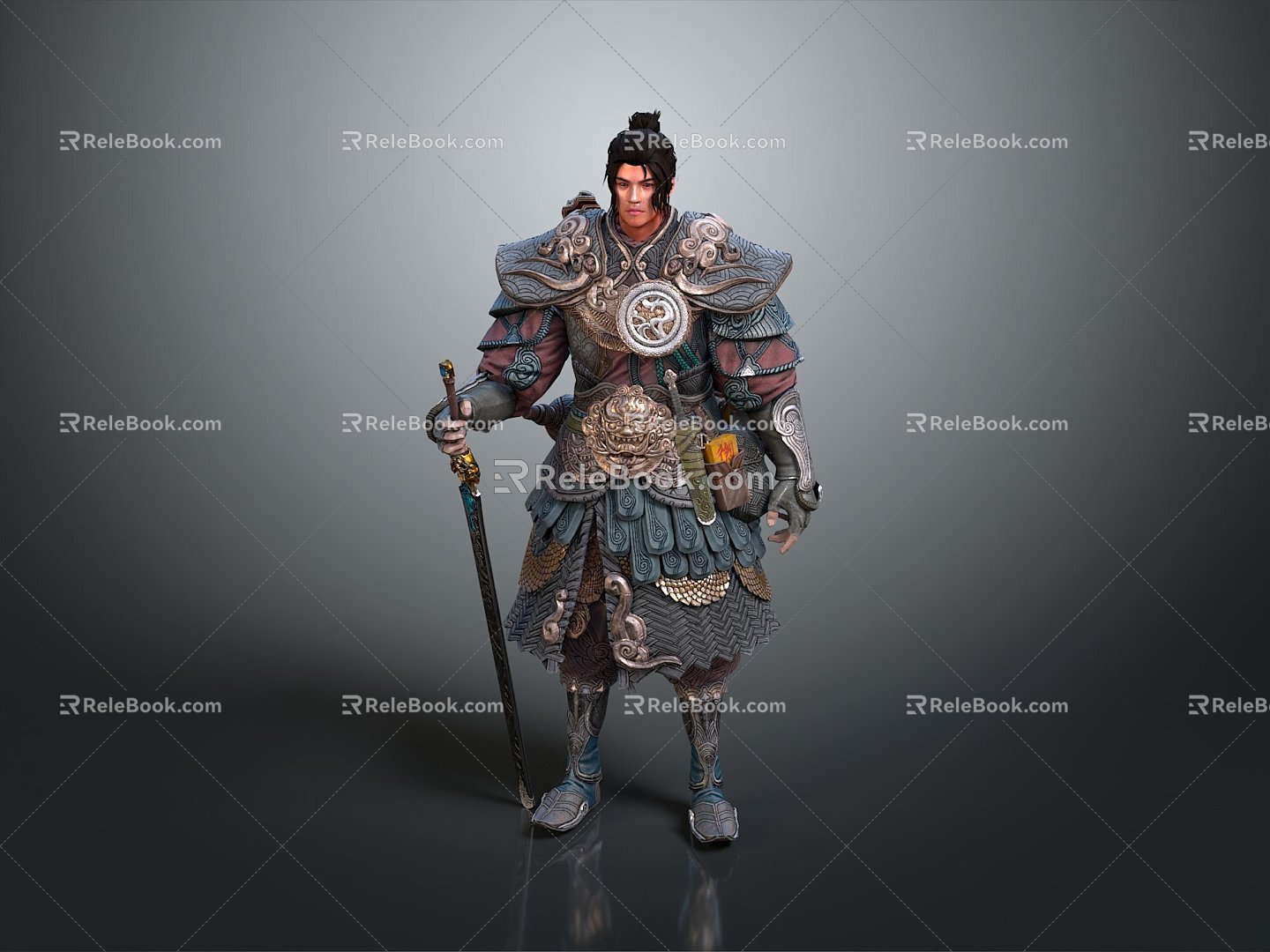 Warrior Samurai Soldier Guard Assassin Killer Ancient Soldier Ancient Assassin Killer 3d model