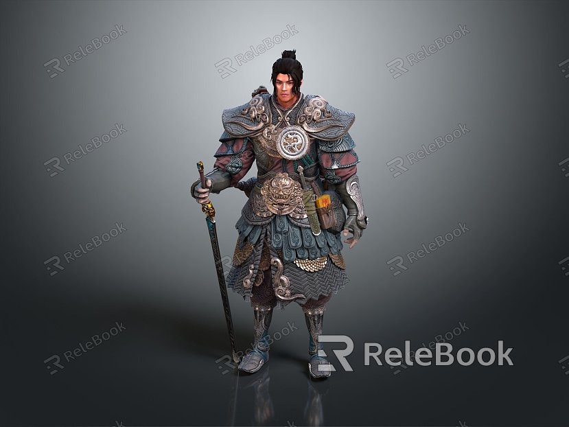 Warrior Samurai Soldier Guard Assassin Killer Ancient Soldier Ancient Assassin Killer model