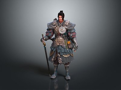 Warrior Samurai Soldier Guard Assassin Killer Ancient Soldier Ancient Assassin Killer 3d model