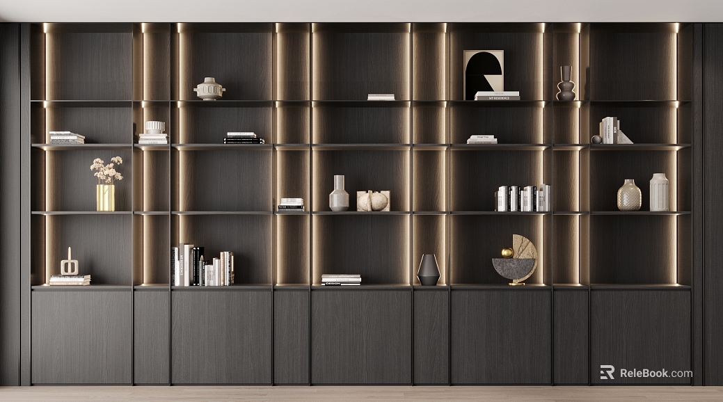 Modern Bookcase Simple Bookcase texture