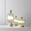 Modern table lamp combination 3d model