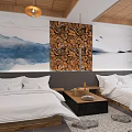 New Chinese Guest Room 3d model