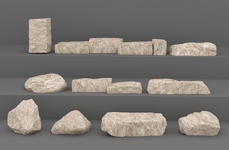 Modern Stone 3d model