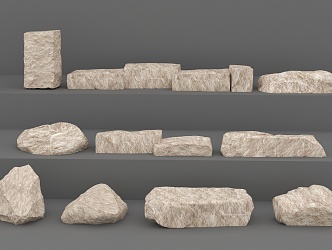 Modern Stone 3d model