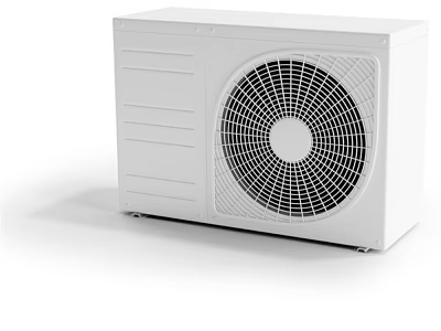 White Modern Air Conditioner Fan Unit With Sleek Design And Efficient Cooling Function 3d model