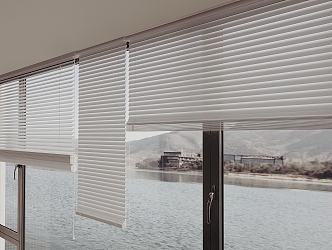 Modern venetian blinds 3d model