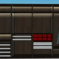 Modern Wardrobe Design With Glass Doors Hanging Area Drawers And Shelves