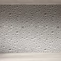 Gray Textured Background Wall With Soft Light And Minimalist Interior Design 3d model