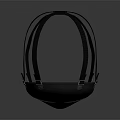 Black Mask With Eye Holes And Adjustable Straps For Secure And Comfortable Fit