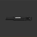 Durable Black Modern Tactical Pistol With Grip Texture And Metal Surface
