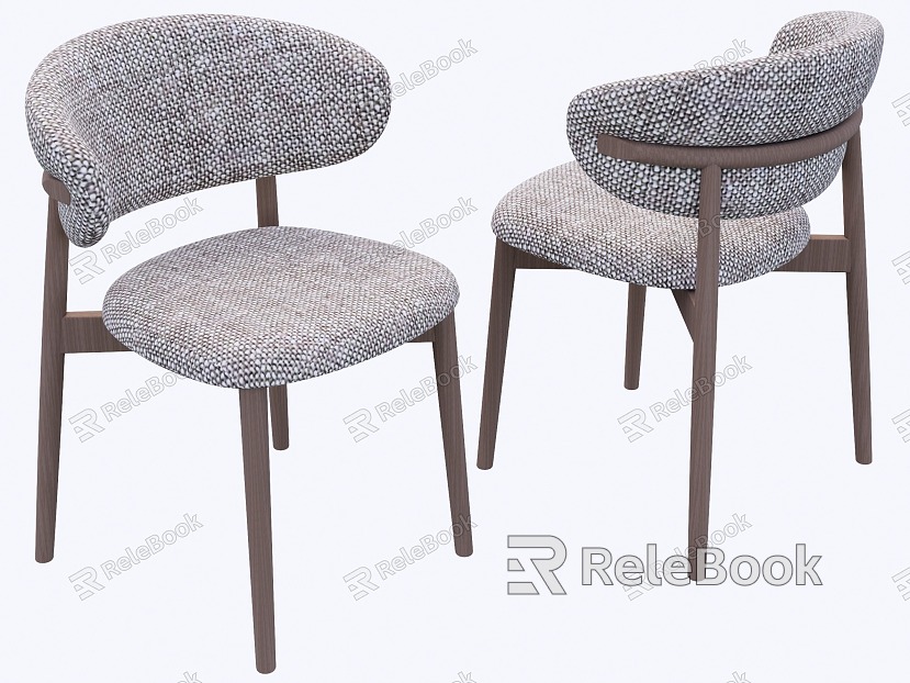 Modern Dining Chair Single Chair model