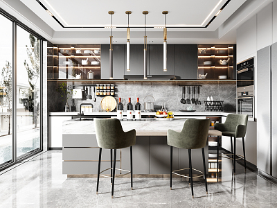 Light Luxury Kitchen model